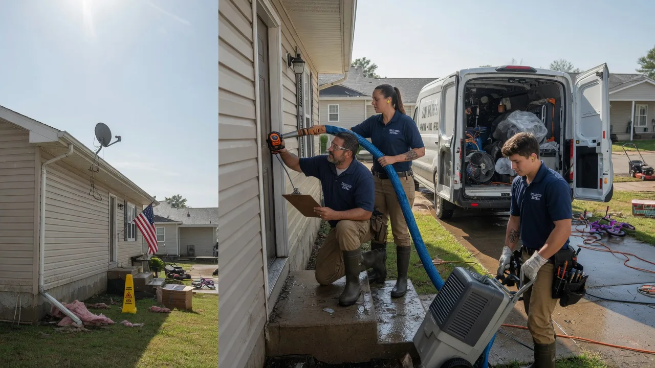 Ceiling Water Damage Restoration in Protivin, IA near me